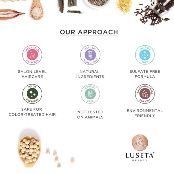 (2-Pk) LUSETA~ JAMAICAN BLACK CASTOR OIL SHAMPOO + CONDITIONER for Hair Growth - Picture 4 of 5